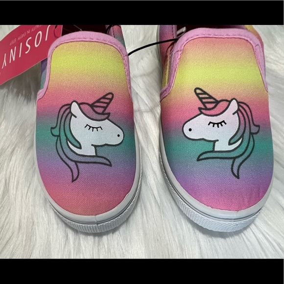 New JOSINY Kids Shoes  Casual Canvas Sneakers Slip On Lazy Tennis Loafers - Picture 13 of 15